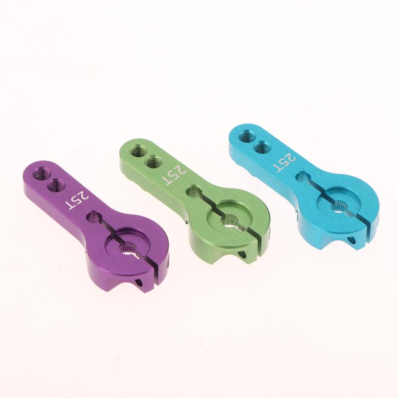 25T M3 Metal Rc Servo Horn Aluminum Arm Set For Mg995 Mg996R E9001 Futaba Savox Xcore Hl Hsp Powerhd Jx Spt Dspower Diy Car Toy