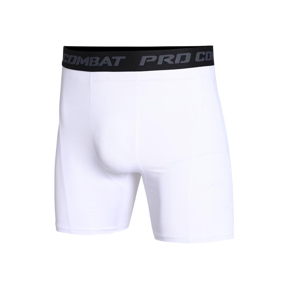 Men's Quick-Dry High-Elastic Basketball Running Shorts 6014: Sweat-Wicking, Tight-Fit Base Layer for Training