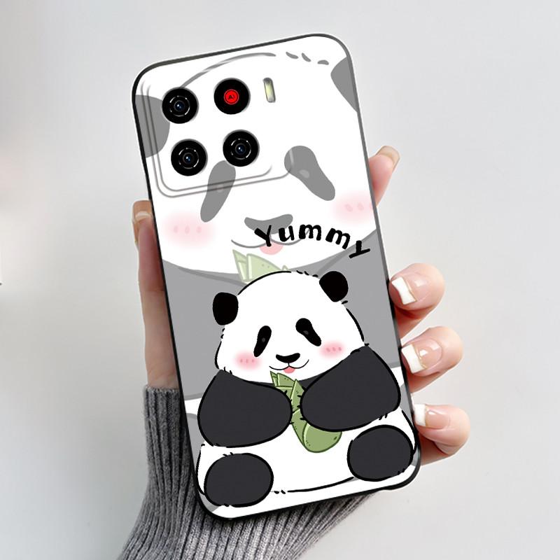 Cute Cartoon Case For ZTE Blade A56 Z2473 Nubia A56 Printing Shell For Blade A56 Pro Protective Cover Soft Silicone Black Casing