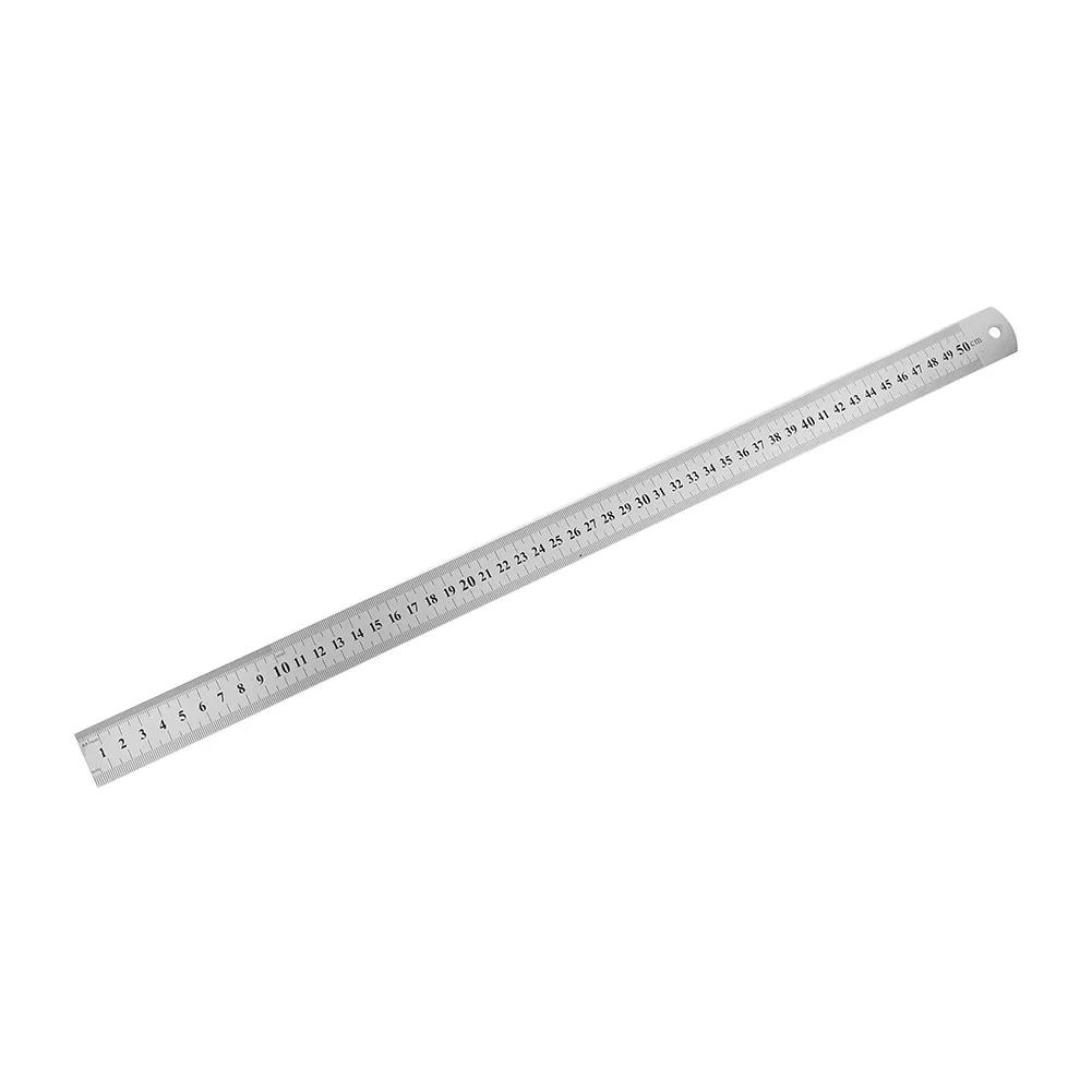 Stainless Steel Metal Ruler Metric Rule Precision Double Sided Measuring Tools