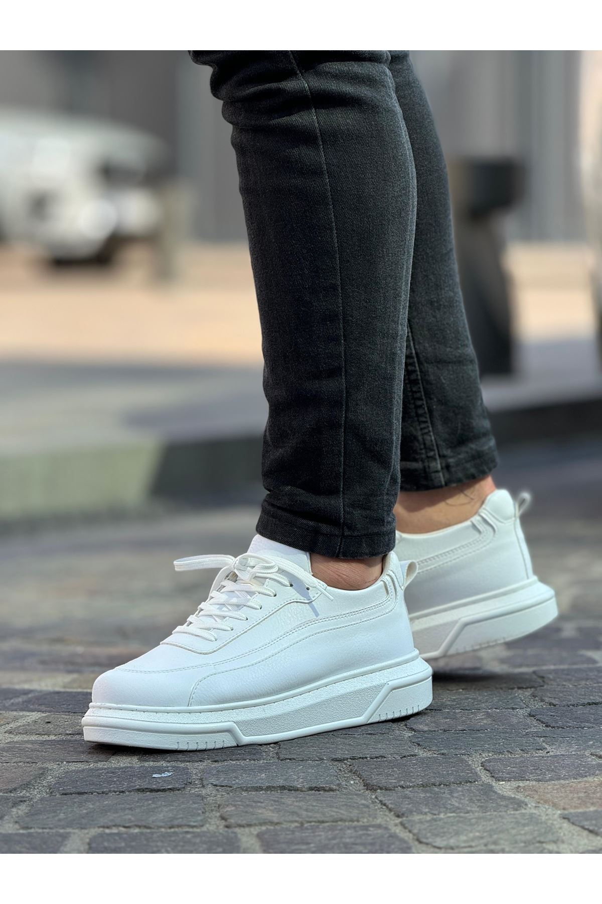 

CHEKİCH New Collection CH987 Men Shoe White Black Brown Tan 38