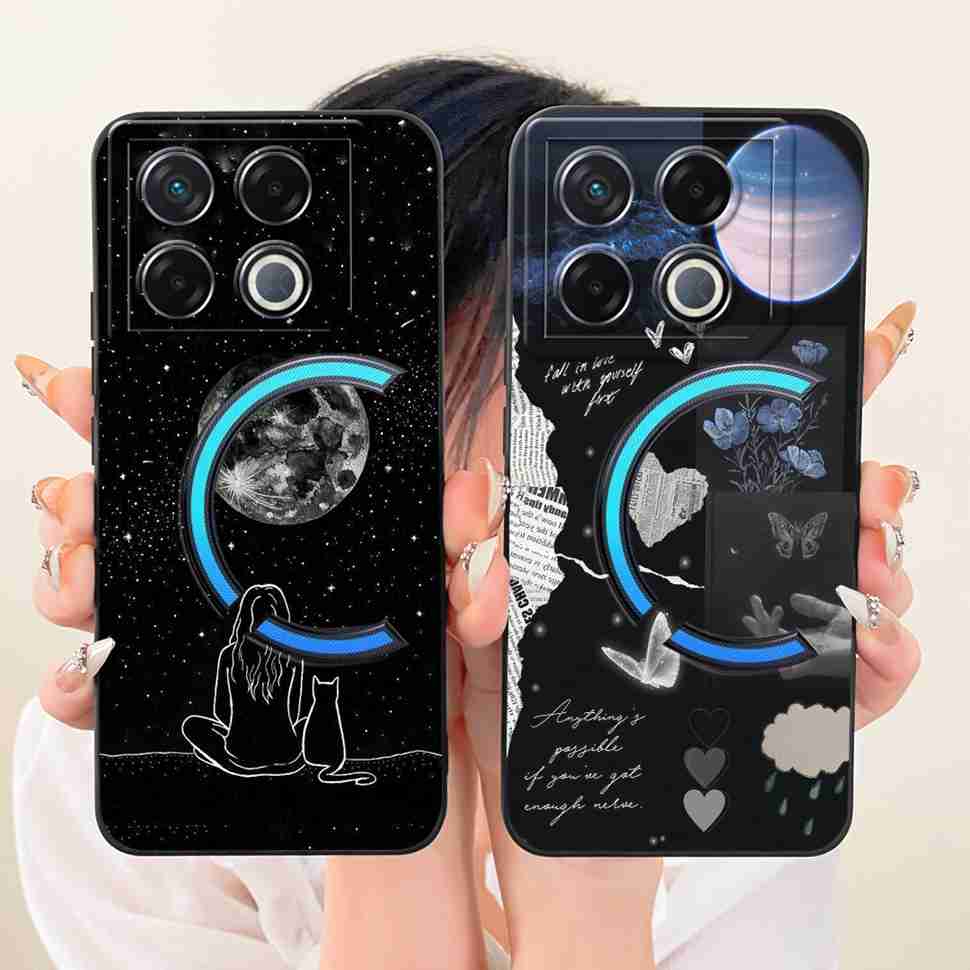 For Infinix GT 20 GT20 Pro Case Lucky Cute Cat Rabbit Cartoon Pattern Back Cover For Infinix GT 20Pro X6871 Phone Shell Coque
