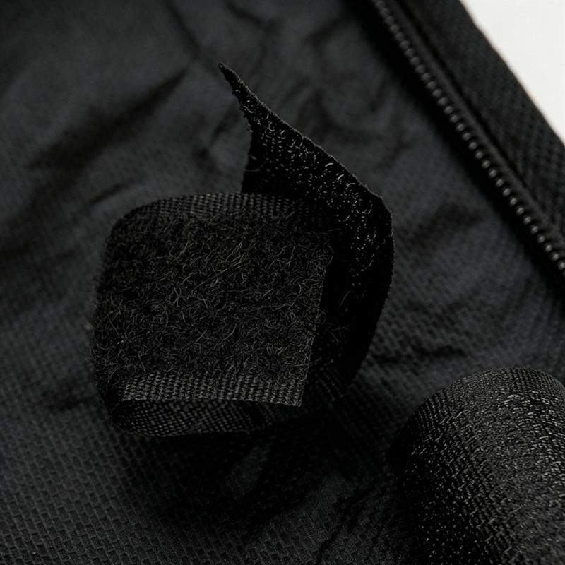 Oxford Cloth Fishing Bites Alarm Carrying Case, Foldable Bankstick Organizers with Four Internal Sleeves and Strap for Separated Tackle Storage