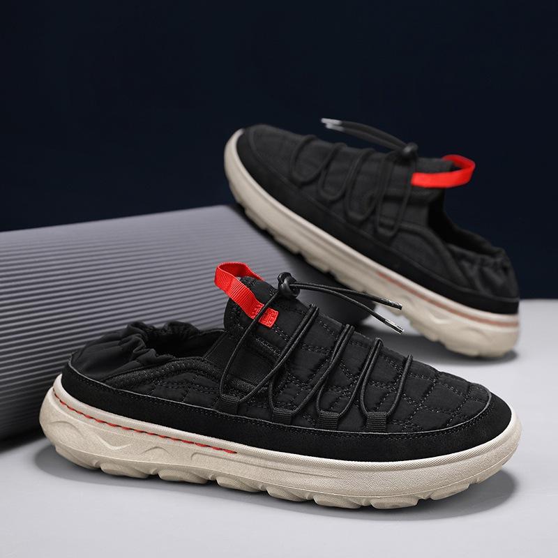 

One-pedal casual men s shoes breathable spring tide thick-soled dad shoes men s elastic lazy tide shoes 39