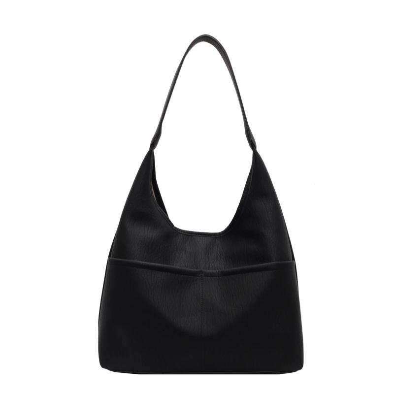 

Уникальная женская сумка через плечо, большая вместимость, осенне-зимняя модная женская сумка через плечо из мягкой кожи