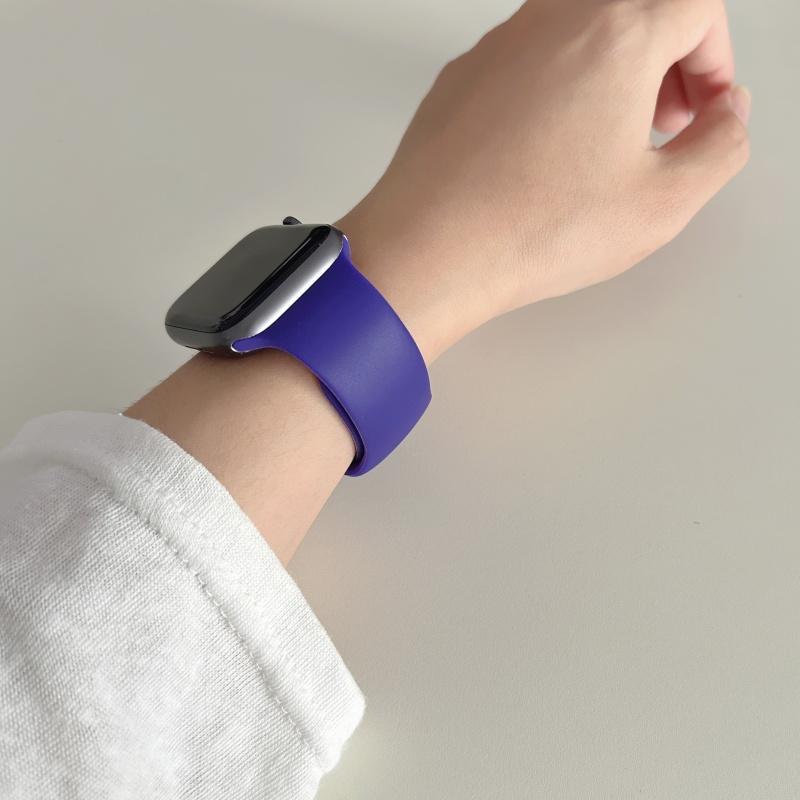 Straps For Watch 10 46 Mm 49mm 44 Mm 45mm 40mm 42mm 41mm 38mm Sport Bracelet iWatch Series 9 8 7 SE Ultra 2 Silicone Band