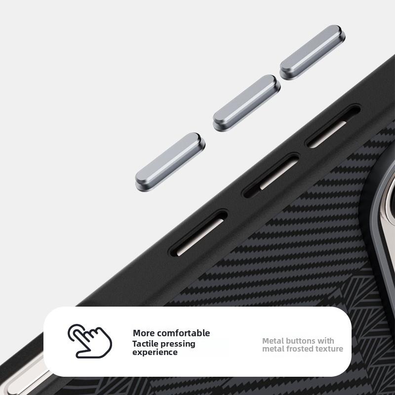 For Huawei Honor 600 Pro Case Hard PU Carbon Fiber MagSafe Magnetic Protective Back Cover Case For Huawei Honor600 600pro Shell