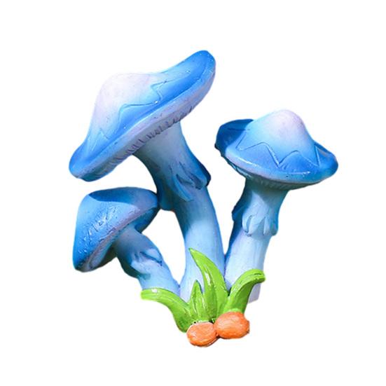 Mushroom Ornament Miniature Synthetic Resin Micro Landscape Decoration Forest Style Fairy Garden Accessories