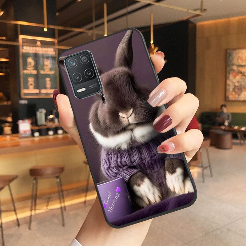 Rabbit Bunny Cute Girl Phone Case Cover Coque For Iphone Xiaomi Mi Samsung Galaxy Redmi Note A S 11 12 13 14 15 22 23 24 5G Pro Plus Max Fe Ultra