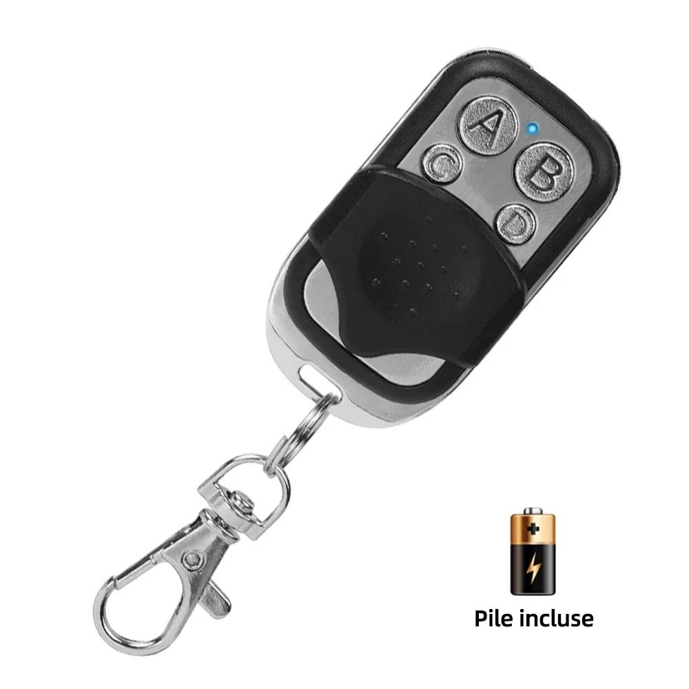 Remote Control 433MHz Car Key Garage Door Gate Opener Remote Control Duplicator Clone Cloning Code 4-Button Transmitter