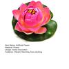 Floating Artificial Lotus Flowers with Lotus Leaf Realistic Faux Pond Plants Ornament for Lake Pool Aquarium Water Decoration