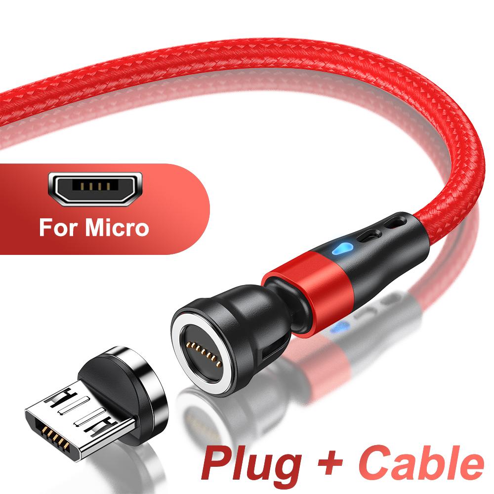 Câble USB Type C Magnétique 5A Pour Samsung S21 P30 Câble de Chargeur à Charge Rapide Magnétique pour iPhone Xiaomi Micro USB Cordon de Données