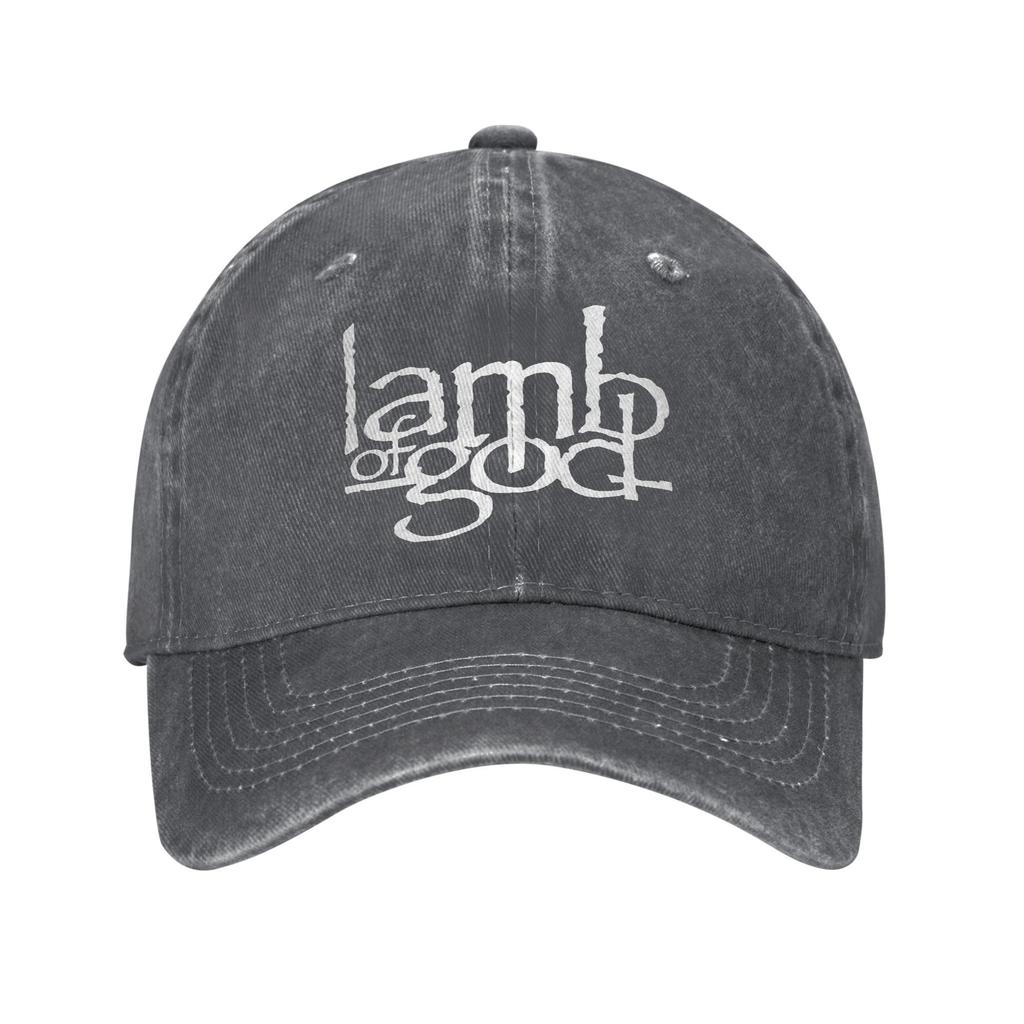 Lamb Of God Band Logo Baseball Cap Accessories For Unisex Music Fans Adjustable Trucker Hat