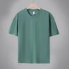 G New Solona Ice Silk Cool T-Shirt Men's and Women's Short Sleeve Solid Color T-Shirt Breathable Crew Neck Print Advertising Shirt