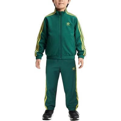 Originals Casual Sports Suit Striped Stand Collar Zipper Long Sleeve Tie Pants Kids Suit KW1293