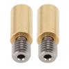 2PCS Bimetal Heatbreak Ti Alloy Brass Thermal Barrel Feeding Tube 3D Printer Accessories
