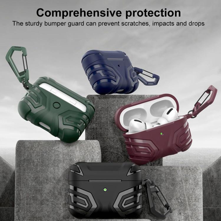 TPU Earphone Protective Case With Carabiner for AirPods Pro 2