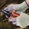 Atmungsaktive, Schützende Handschuhe, Gestreifte, Anti-Rutsch-Handschuhe, Abriebfeste, Arbeitshandschuhe, Handschuhe mit Hoher Elastizität