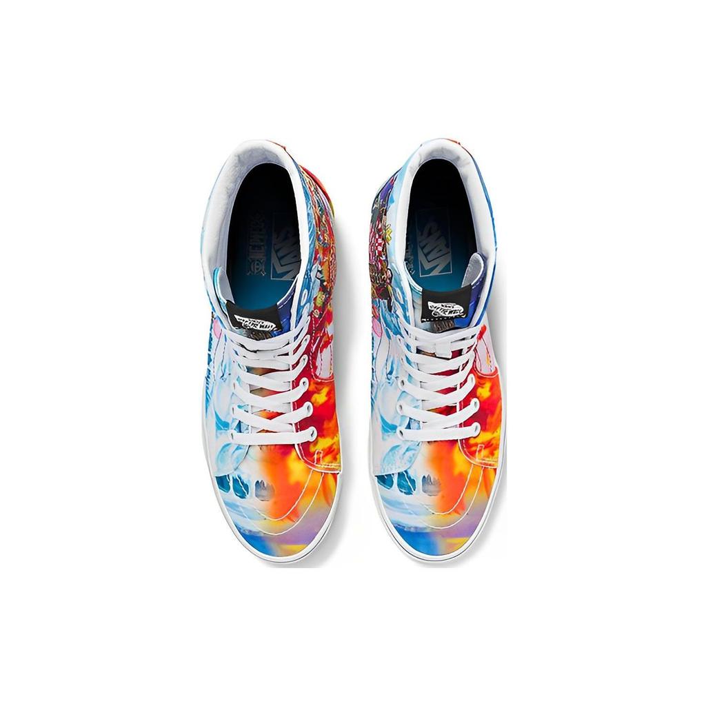 One Piece X Vans Sk8-Hi Punk Hazard Unisex Sneakers Blue VN0007NS448