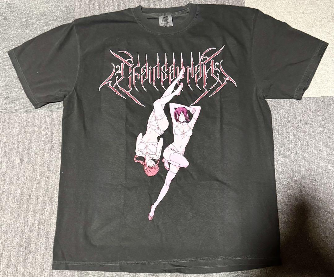 

[Б/У] Макима Резе Человек-бензопила Аниме Футболка XL Выцветание