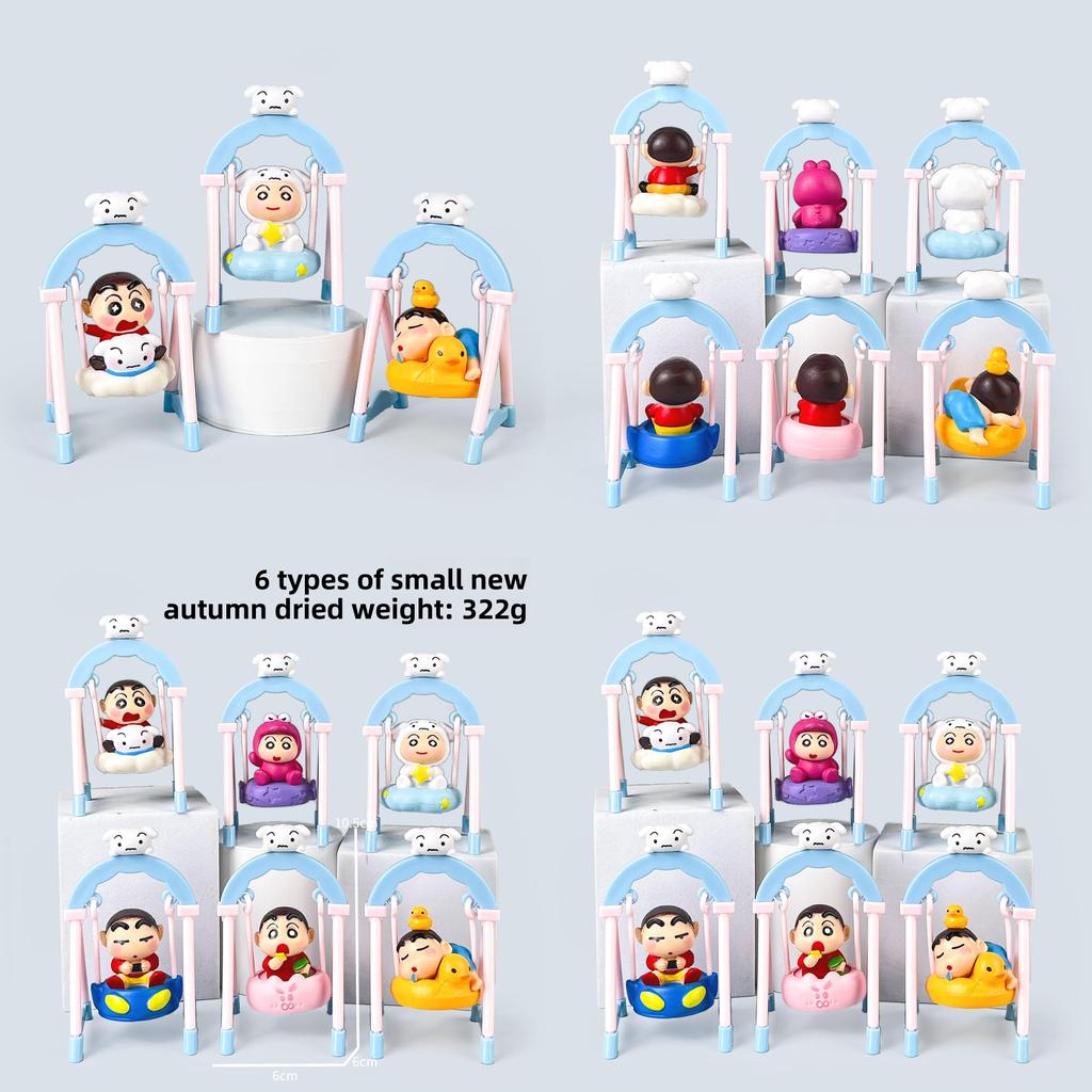 Crayon Shinchan Swing Series Pvc Collectible Toy For Fans And Kids