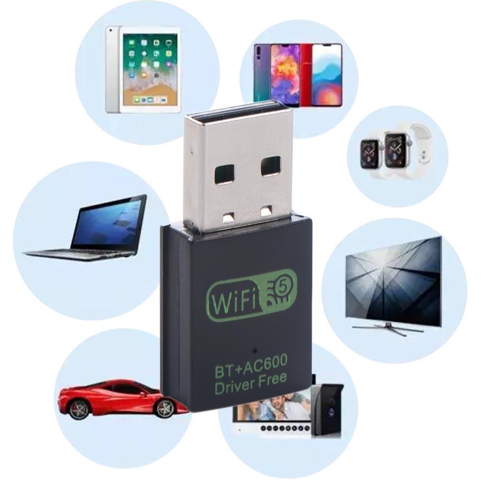 WiFi Receiver WLAN Dongle Wifi Network Adapter WiFi Receiver  for Laptops/Smartphone/Tablet/