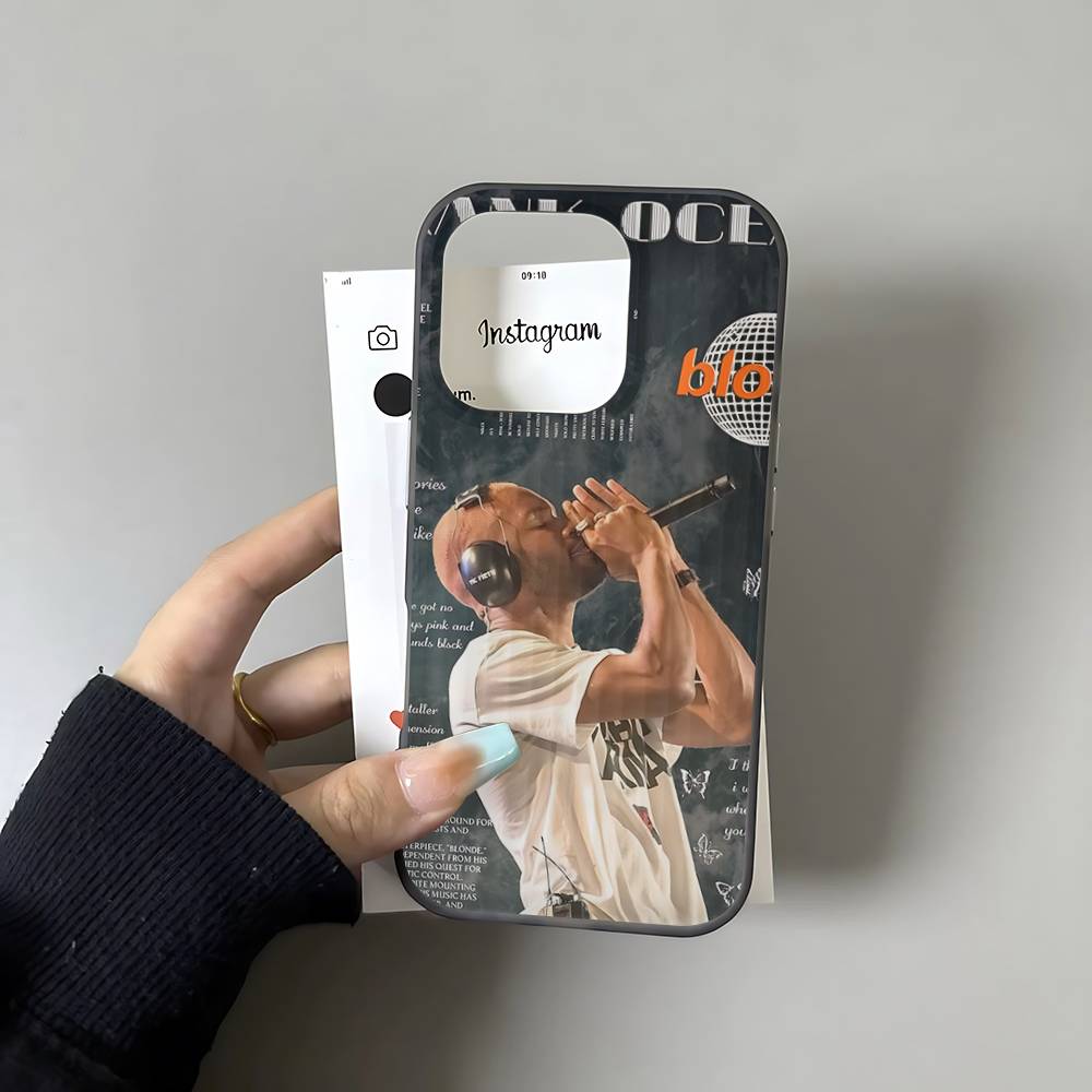 Frank Blonde Oceans For Phone 17 16 15 14 13 12 11 Pro Max Plus Pro Air Phone Case Corrugated Stripe Back Cover