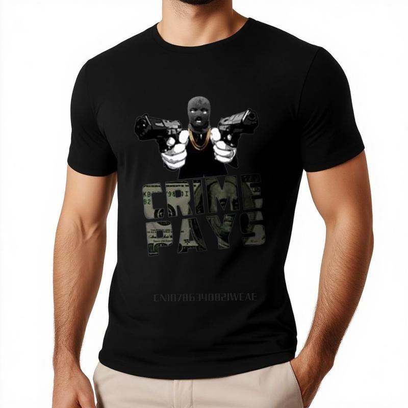 Gangster T-Shirt Drug Cartel El Chapo Pablo Escobar Sicario Hitman Narco Mob Tee Casual Tee Shirt Fashion Soft New Tee-shirt