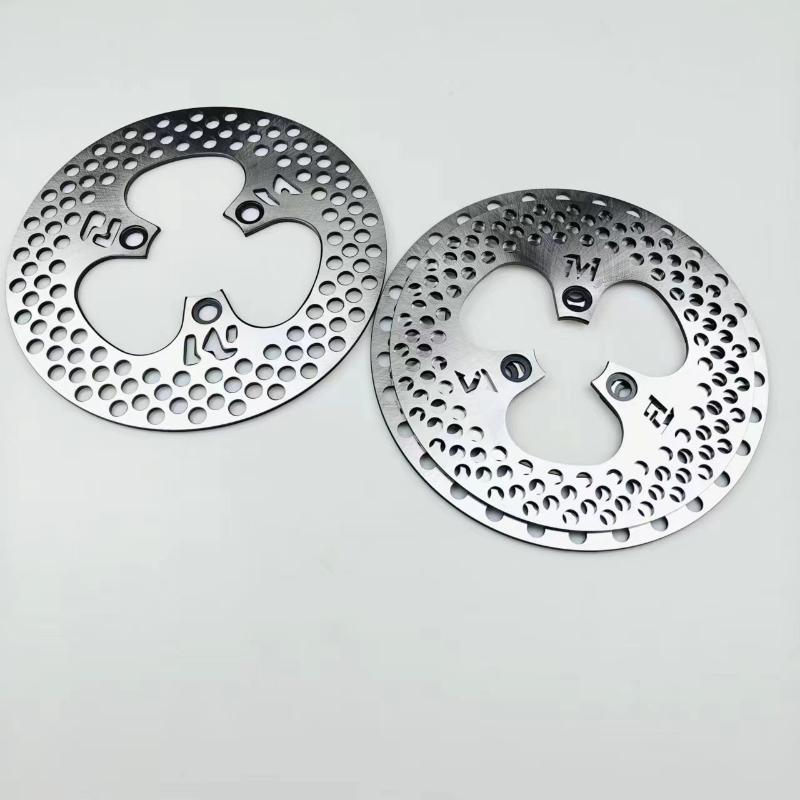 1Pc 200Mm 220Mm 3 Hole Brake Disc, Stainless Steel Front Rear Rotor Disks For Universal Motorcycle Scooter Dirt Bike Atv