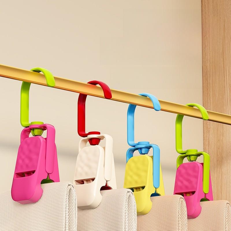 Plastic Multifunction Clothes Drying Clips With Soft Rubber For Home Use And Wind Resistance