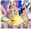 [hinata] Cheerleader Cosplay Costume, Korean Style Idol, Cheerleading Squad, Dance Performance, Training Outfit, Stage Costume, Gymnastics Uniform, Sp