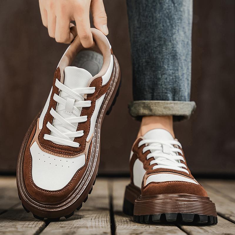 2026 Neue Lässige Sport-Trend Mode Niedrige Atmungsaktive Dicke Sohle Vielseitig und Bequem Herren Board Schuhe Nische