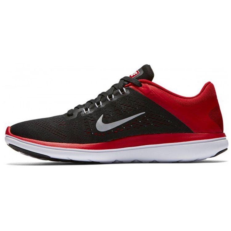 

Кроссовки Nike Flex 2016 RN Black University Red Men Sneakers Brown Metallic-Silver-University-Red 830369-006