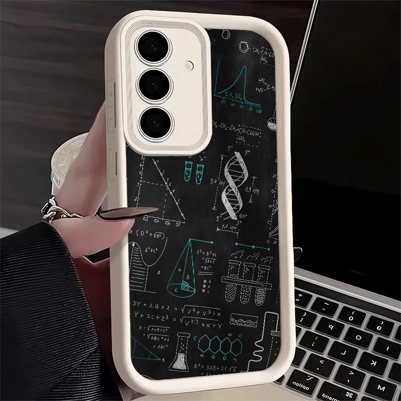 Physics Chemical Mathematics Soft Phone Case for Samsung Galaxy A17 A16 A26 A36 A56 A15 A25 A35 A55 A14 A24 A34 A54 A13 A23 A33