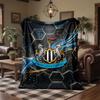 Coperta in Flanella con Stampa del Newcastle United Calcio Morbida Calda Coperta da Divano Letto per Casa Ufficio Camera da Letto