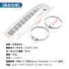   Motorcycle Hole Ht   Curve Exhaust Pipe Cover Black