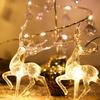 10LED/20LED Elk String Light Home Hanging Light Christmas Tree Decor Ornament Living Room Decoration  Home Decoration