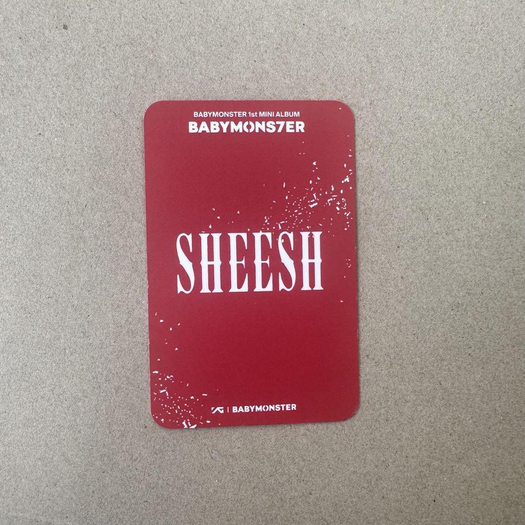 [USED] BABYMONSTER SHEESH Farita Sanok Trading Card