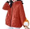 Autumn Winter Loose Cotton Jacket Women's Fashionable Casual Hooded Coat Female Thicken Warm Zipper Jackets