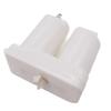 Double Compartments Universal Battery Box for Gas Water Heater Accessories Parts Plastic Double Battery Case(white)
