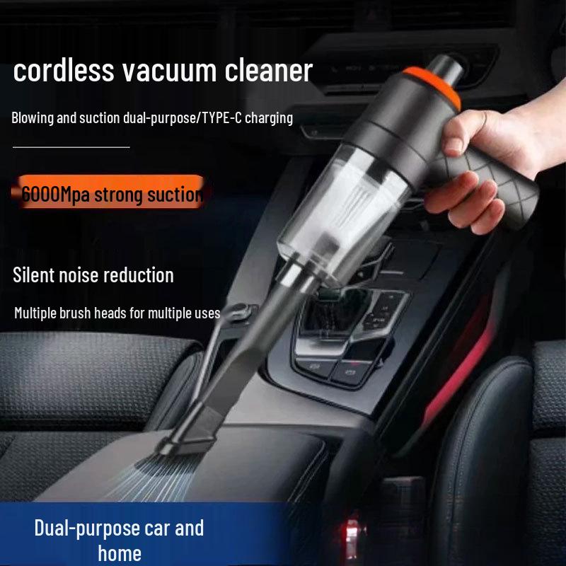 High-Power Wireless Handheld Vacuum: Dual-Use for Car, Home & Sofa with Strong Suction