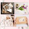 50-Pack Pink Floral Thank You Postcards