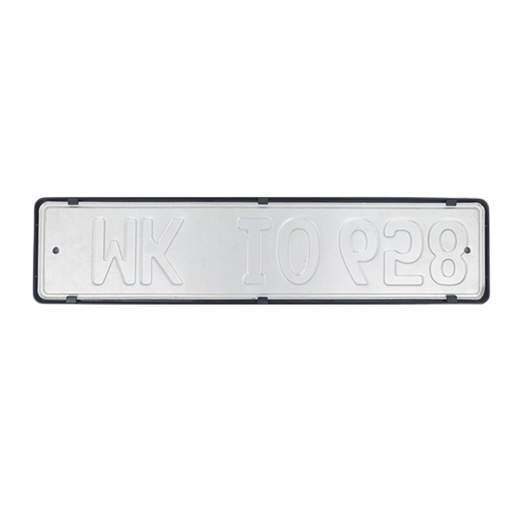 Best-selling European regulation license plate frame Plastic license plate frame Car license plate frame European regulation License Plate Covers