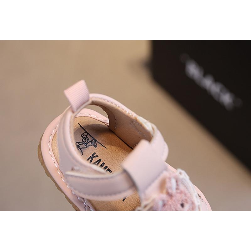 Girls' Infant Baby Shoes Squeaky Shoes Summer New Infant Princess Sandals 0-1 Year Old Small Kids Shoes