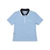 Women S Neoprene Half Zip T ShirT Of9053la Blue