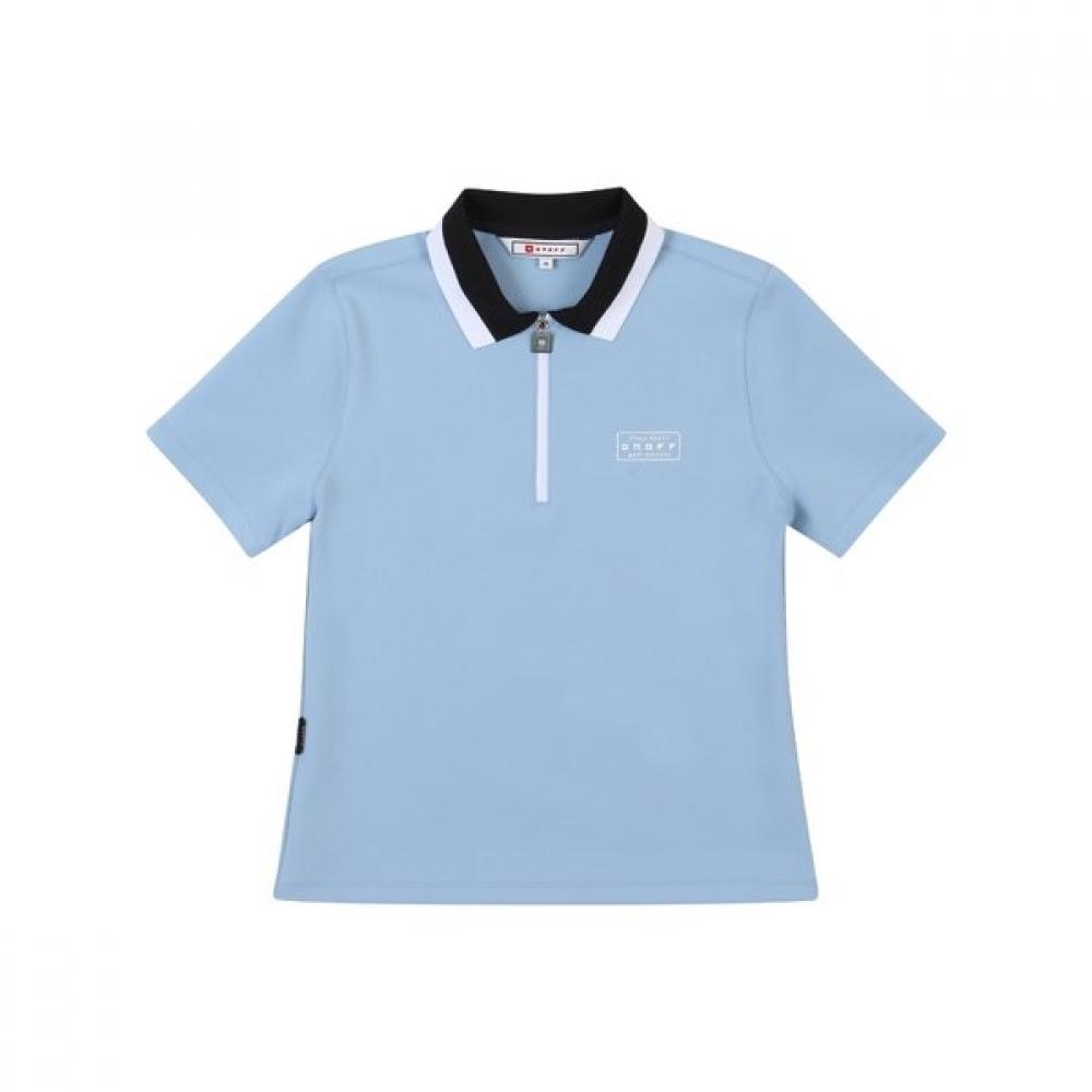 

Onoff Women S Neoprene Half Zip T ShirT Of9053la Blue 40