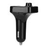 FM Transmitter Car Adapter Automatic Power Off Memory Colorful Ambient Light USB Charging Car Charger for Automobile X3S