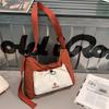 Commuter Pleated Hobo Bag Women's Large Capacity Waterproof Nylon Crossbody Bag Men's Shoulder Bag