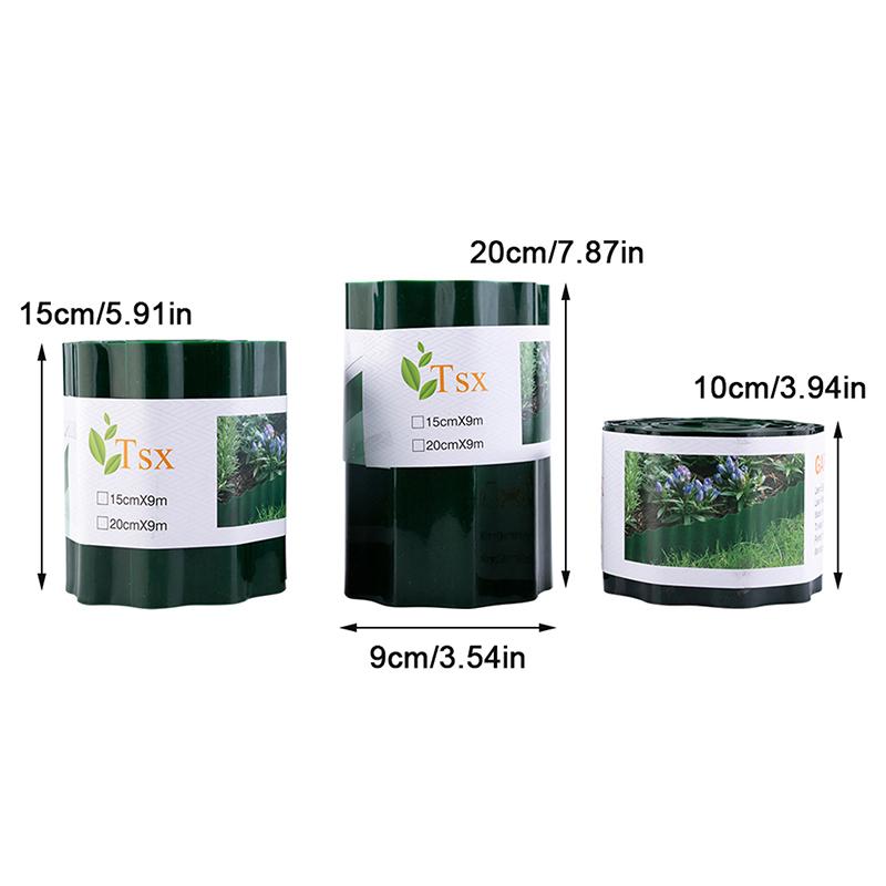 10/15/20Cm Plastic Garden Grass Lawn Edge Fence Path Flexible Lawn Edging Border Outdoor Yard Garden Accessories