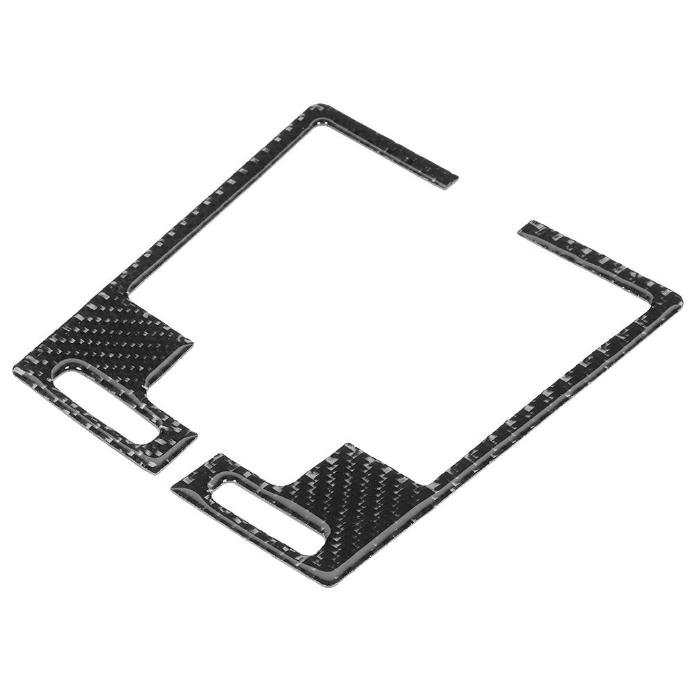 2pcs Carbon Fiber Central Control Air Conditioning Vent Trims Fit for Nissan 350z 2006 2009